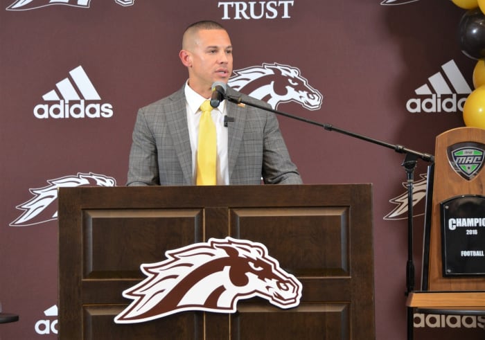 Lance Taylor, coach, Western Michigan University football
